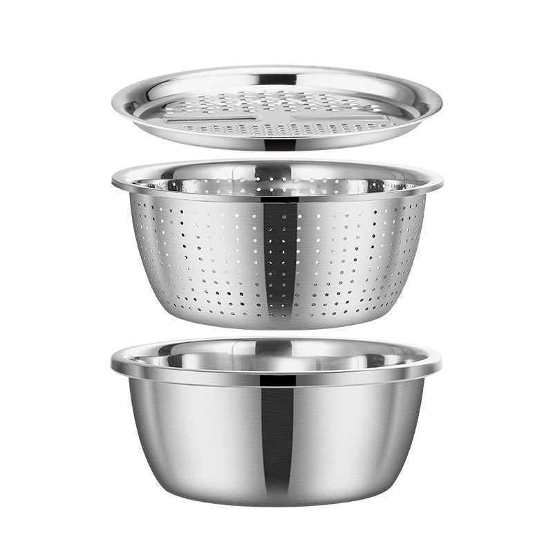 3-in-1 Stainless Steel Basin