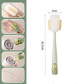 A five-in-one flower cup cleaning brush shown on a white background with a vertical dimension of 30.5 cm and a width of 5 cm.