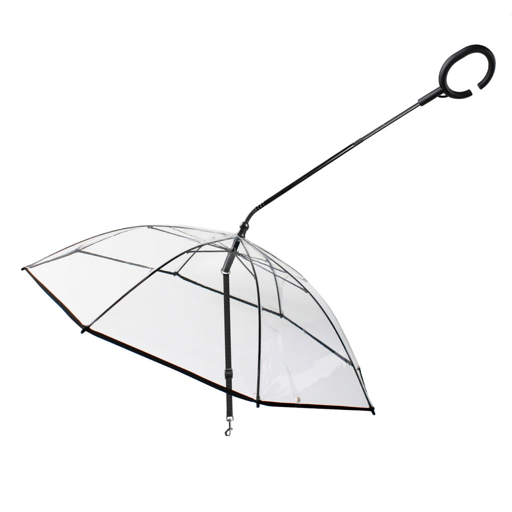 Transparent Dog Umbrella for Rainy Day