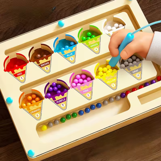 Wooden Magnetic Maze Toy